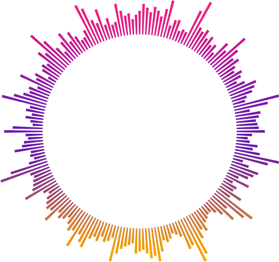 circle audio waveform